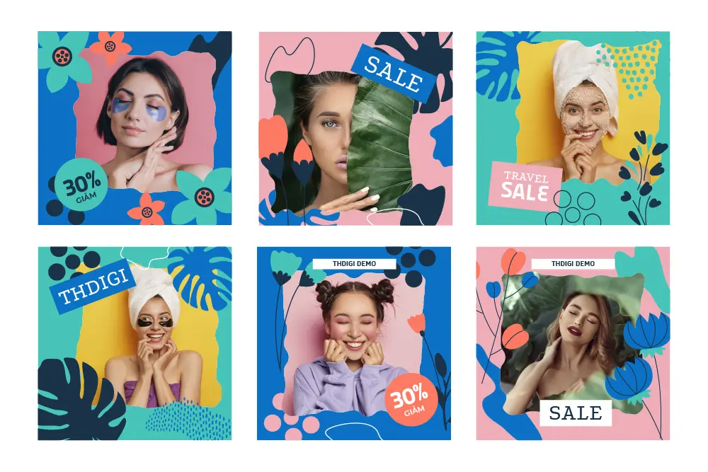 Banner quảng cáo sản phẩm làm đẹp